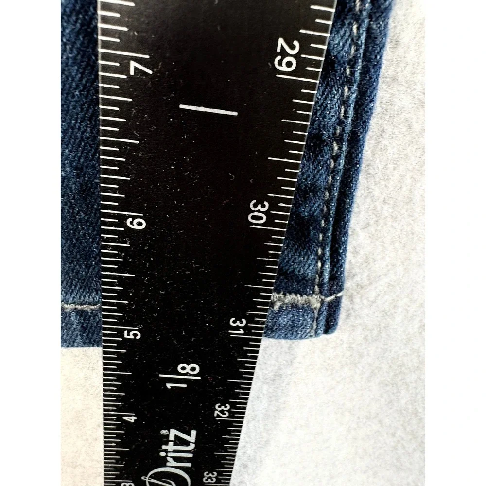 True Religion Rocco Skinny Jeans Mens 33 Blue Denim Dark Wash Stretch Relaxed